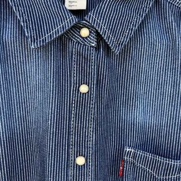 Levi’s Railroad Denim Dress Medium - Picture 2 of 8